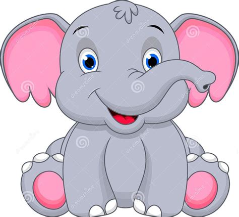 Pin By S Christensen On Elephant Whimsy Cute Elephant Cartoon Baby