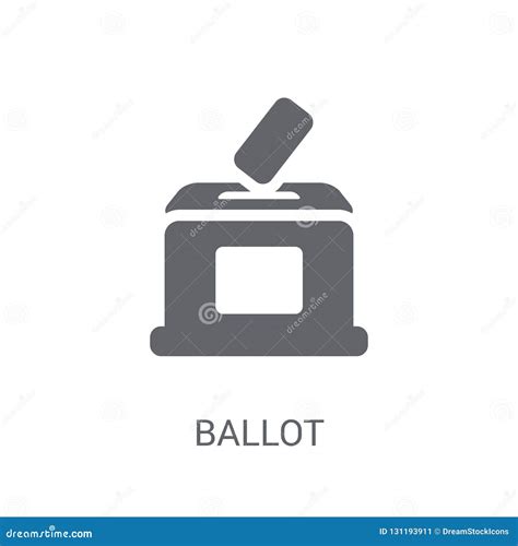 Icono De La Votaci N Ilustraci N Del Vector Ilustraci N De Registro