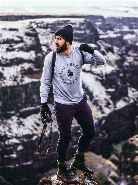 The Original Graphic Jumper The Level Collective Mountain Man Style