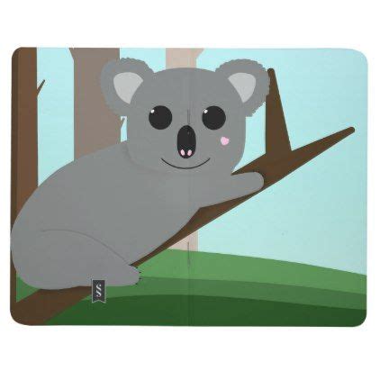 Maybe you would like to learn more about one of these? Cute Little Koala Sitting on Branch Drawing Journal - animal gift ideas animals and pets diy ...