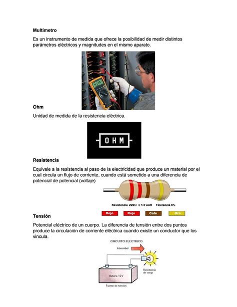 Glosario De Diseño De Circuitos Electricos By Genieroelectricista