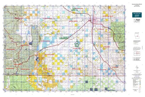 Wyoming Antelope Gmu 44 Map Mytopo