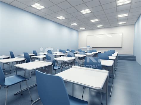 현대 교실 인테리어 스톡 사진