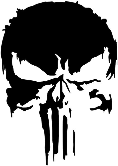 Punisher Skull Vinyl Decal Paper Bumper Stickers Pe