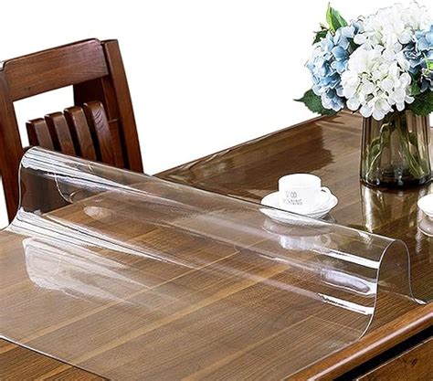 Etechmart 44 X 78 Inches Clear Pvc Table Cover Protector 1