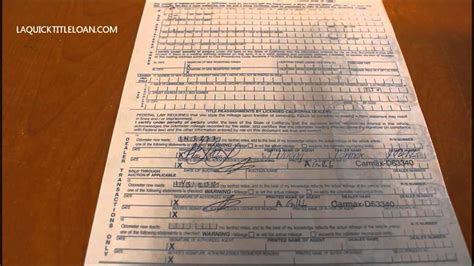 How To Fill Out A Car Title In California Car Retro