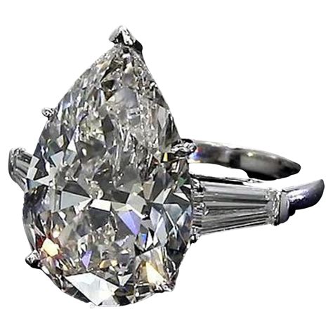 Gia Certified 2 Carat Certified Pear Cut Diamond Ring For Sale At 1stdibs