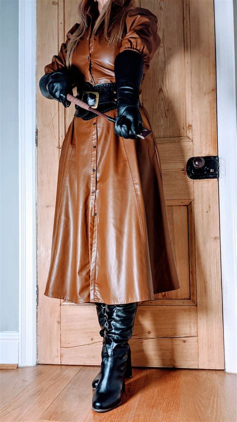 Leather Skirt And Boots Leather Coat Jacket Leather Wear Leather