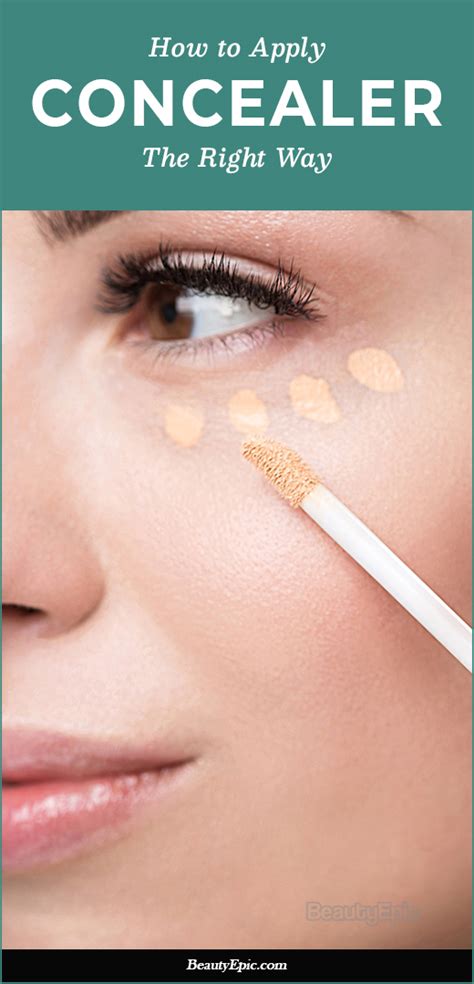 How To Apply Concealer The Right Way