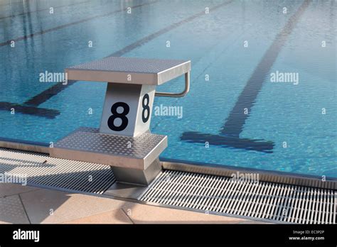Indoor Swimming Pool With Diving Board Hi Res Stock Photography And