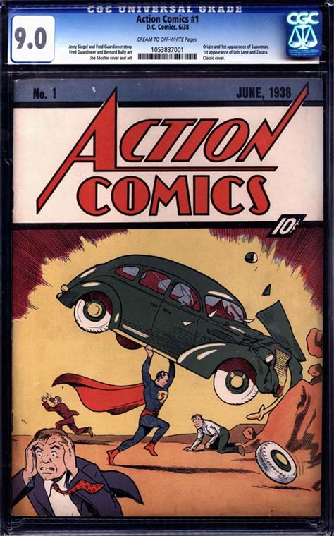 Superman Debut Action Comics No 1 Breaks Its Own Most Expensive Comic