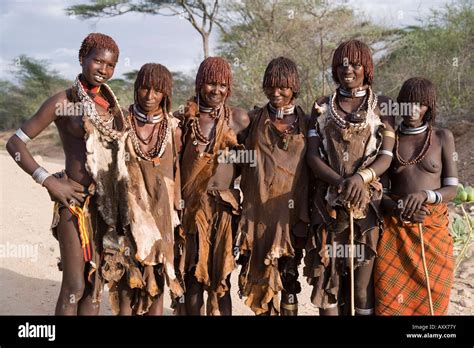 Hamer Stamm Unteren Omo Tal Äthiopien Äthiopien Südafrika