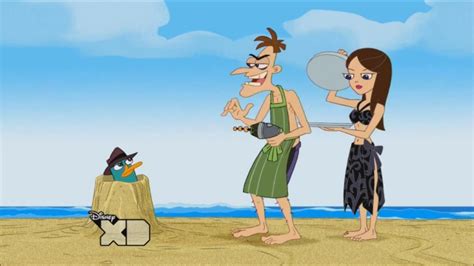 Image Perry Doof Vanessa At The Beach Phineas And Ferb Wiki Fandom Powered By Wikia
