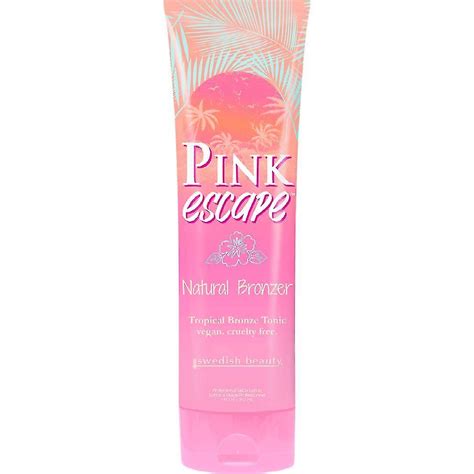 Swedish Beauty Pink Escape Tropical Tanning Lotion Natural Bronzer
