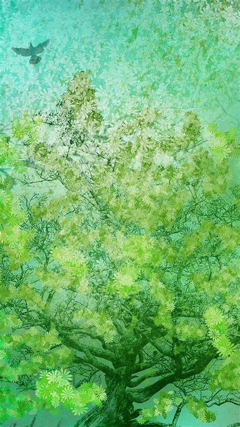 Laura ashley's extensive line of wallpaper includes everything from simple stripes to sophisticated prints and soft palettes to rich colours. Flower Spring Art Green Illust Happy iPhone 5s Wallpaper ...