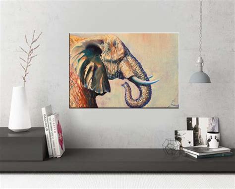 Elephant Wall Art Beautiful Giant Wildlife Art Art Studio