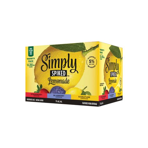 Simply Spiked Lemonade Variety Pack By Liquor Store Delivery
