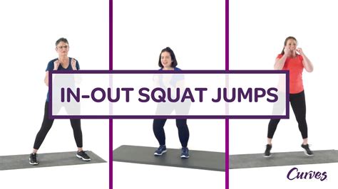 Challenge In Out Squat Jumps Mycurves On Demand