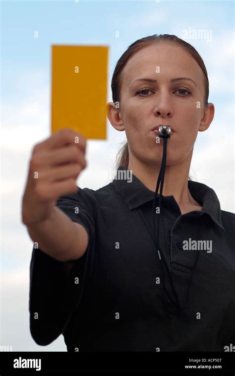 Female Referee Football Hi Res Stock Photography And Images Alamy