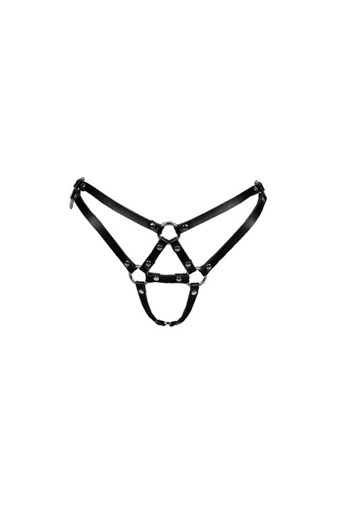 Eternity Crotchless Thong • Real Leather Made In The Netherlands