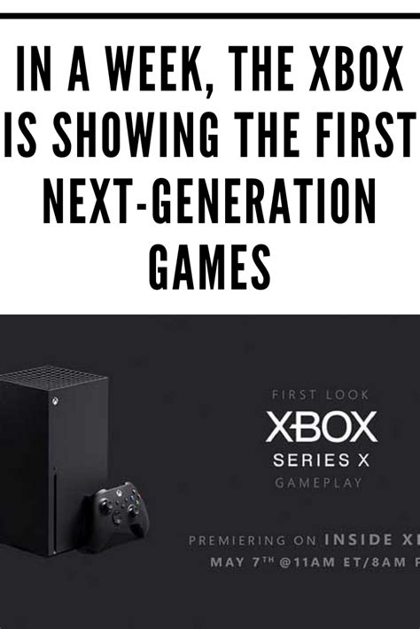 In A Week The Xbox Is Showing The First Next Generation Games More