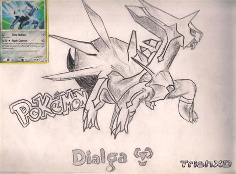 Dialga Sketch By Trish64xd On Deviantart