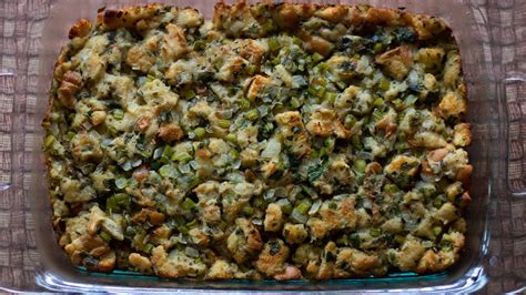 Homemade Stuffing With Parsley Sage Rosemary And Thyme Thanksgiving Recipe Youtube