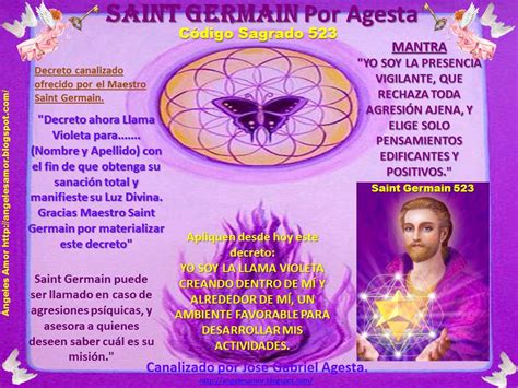 Ngeles Amor Mensaje Del Maestro Saint Germain Canalizado Por Jos