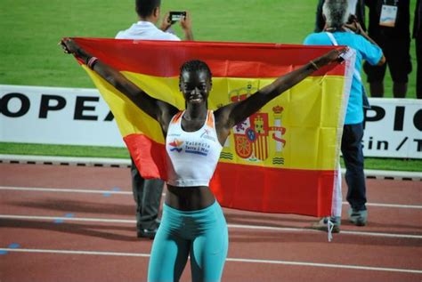 Meet The Gorgeous Melanin Blessed Spanish Long Jumper Fátima Diame