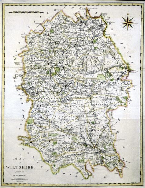 Jonathan Potter Map A Map Of Wiltshire From The Best Authorities