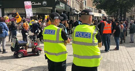 Nottingham Protest In Pictures After Crowds Descended Upon Nottingham