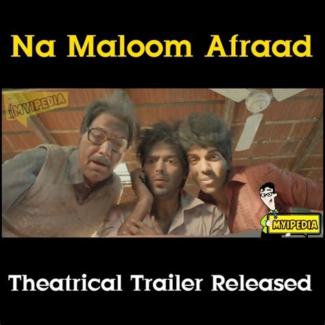 Na Maloom Afraad Theatrical Trailer Released 2014 Myipedia TVC