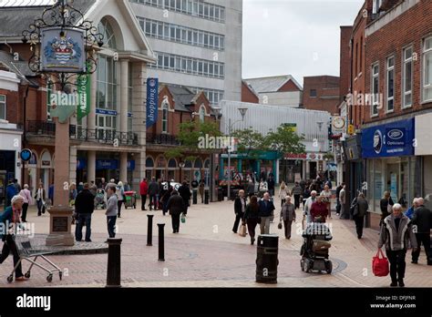 Chelmsford Essex centre, the pedestrianized high street with good