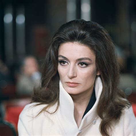 Anouk Aimee Pictured During Filming Of A Scene In The Sidney Lumet