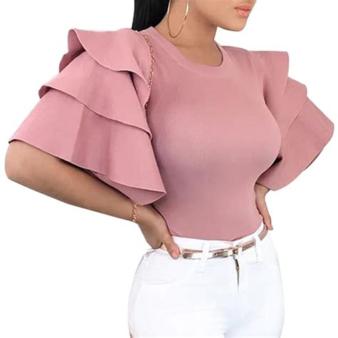 Blouse With Collar And Full Sleeves For Women Stylish Casual For