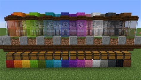 114 Automatic Wool Farm And Sorter 4x18x5 Minecraft Map