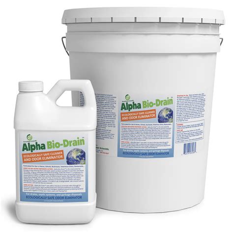 Alpha Bio Drain Odor Eliminator Alpha Pet Tech