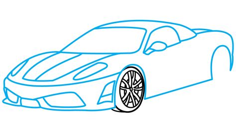 Simple Car Drawing Step Step At Getdrawings Free Download