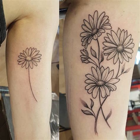 85 Best Daisy Flower Tattoo Designs And Meaning 2019