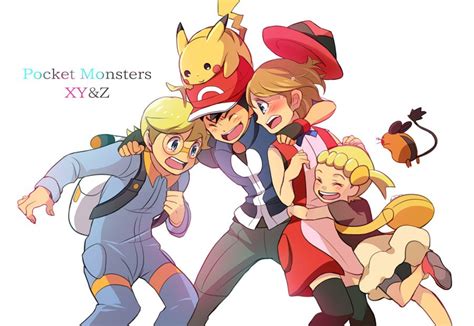 Pikachu Ash Ketchum Serena Dedenne Bonnie And More Pokemon And More Drawn By
