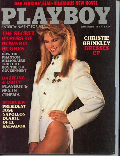 Vintage Playboy Magazine November 1984 Christie Brinkley Values MAVIN