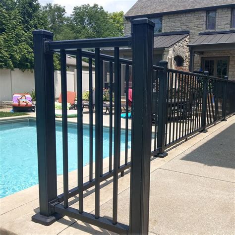 Check spelling or type a new query. Weatherables Stanford Black 3.5 ft. H x 72 in. W Textured Aluminum Railing Kit-CBR-B42-A6 in ...