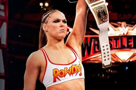 Ronda Rousey Wwe Wrestlemania Teki Botchlu Biti I Anlat Yor