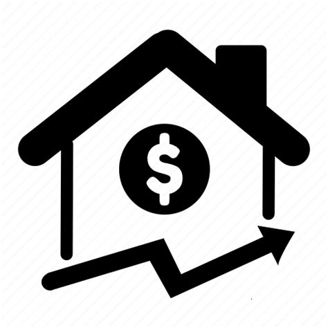Business House Marketing Price Real Estate Up Icon