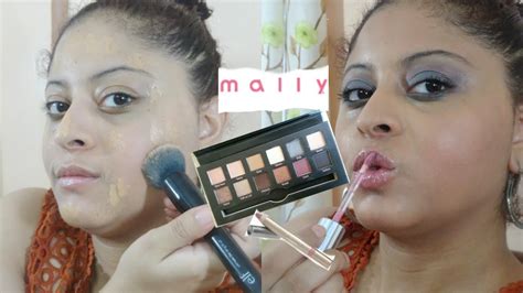 full face using only mally beauty makeup 2017 youtube