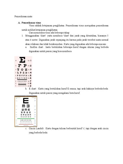At visus reduseres med 4 linjer. Pemeriksaan Visus Mata Dengan Snellen Chart - Berbagai Mata