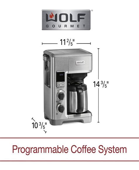 A luxury coffee maker gives your kitchen the finishing touch. Wolf Gourmet Automatic Drip Coffee Maker & Reviews ...
