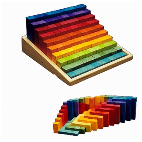 Stepped Counting Blocks Small Geppettos Toy Box
