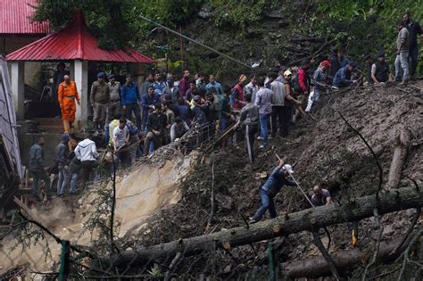 33 Dead As Heavy Rain Triggers Floods And Landslides In Indias