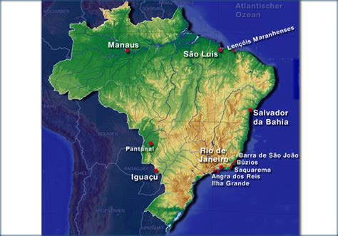 Die nebenstehende karte kannst du gern kostenlos auf deiner eigenen webseite oder reisebericht verwenden. Brasilien - Die Regionen